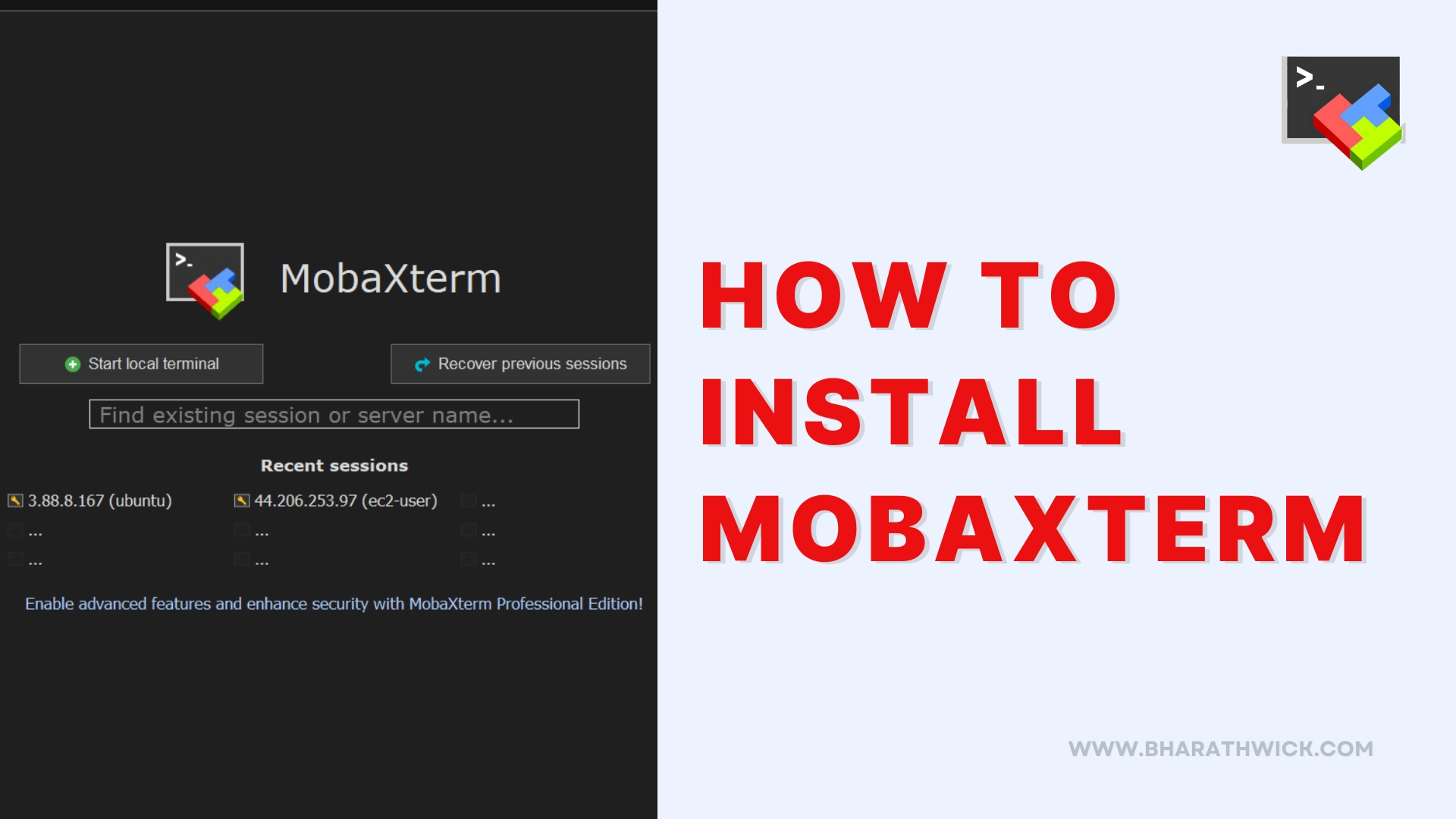 how to install mobaxterm in windows