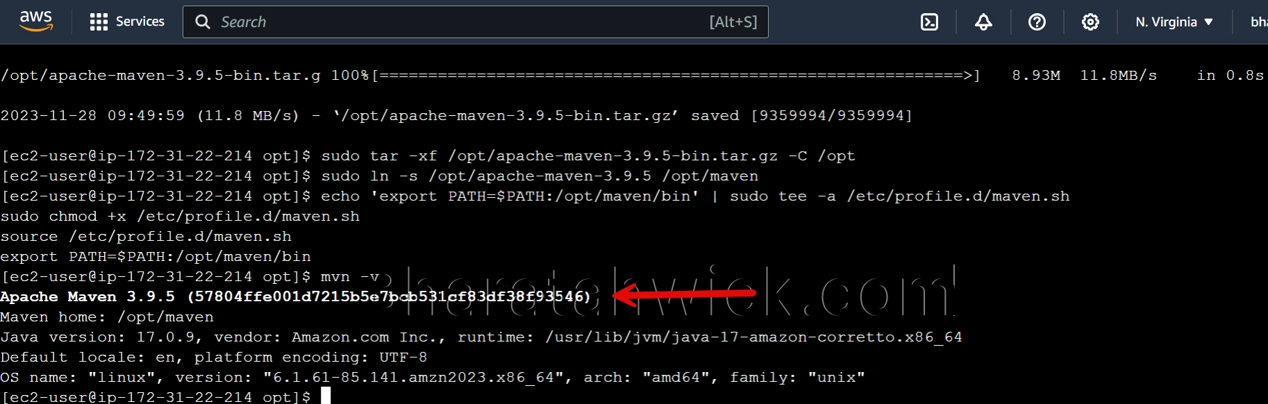 How to Install Apache Maven on AWS Linux