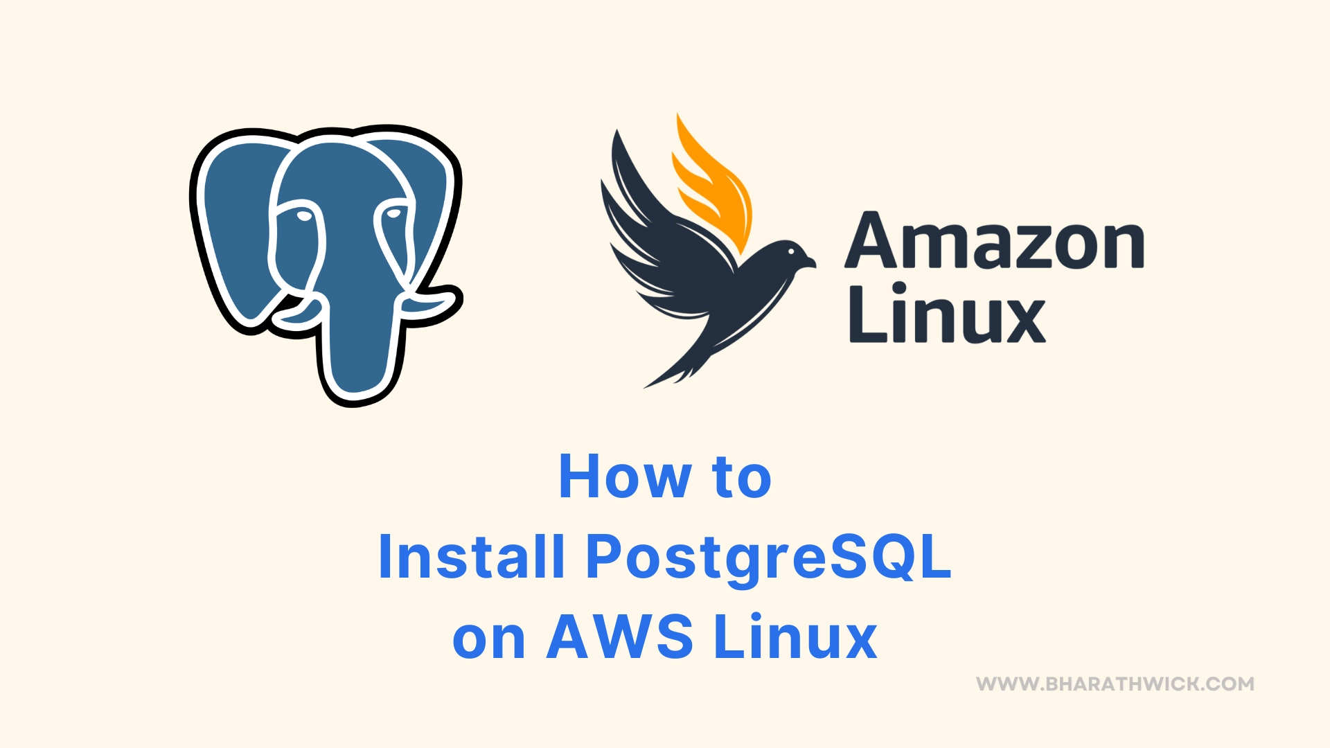 how to install postgresql on aws linux