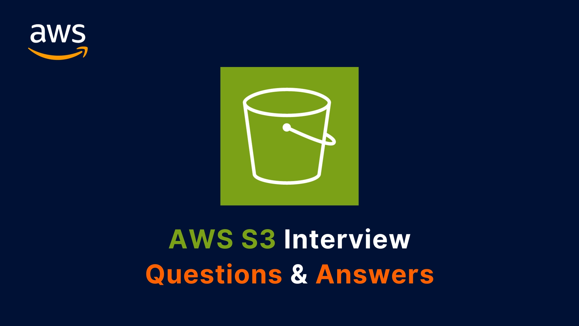 aws s3 interview questions and answers