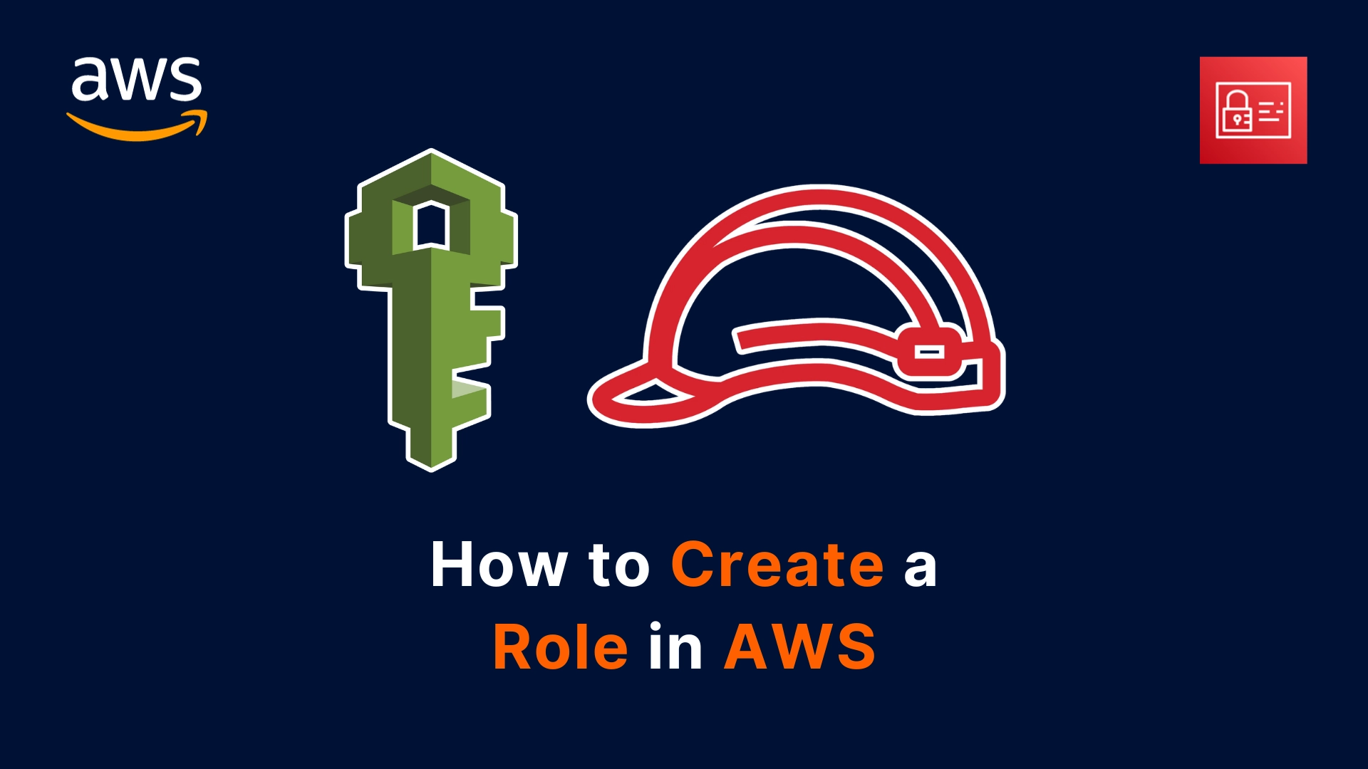 how to create a role in aws